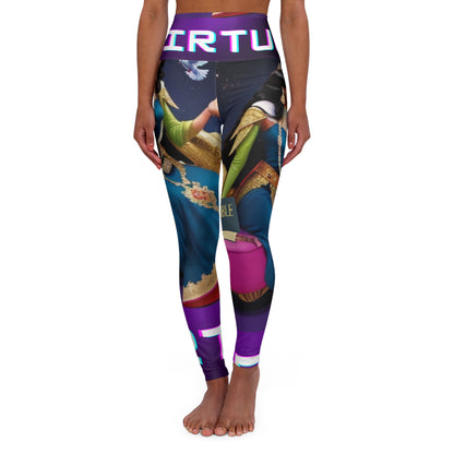 High Waisted Yoga Leggings (AOP)