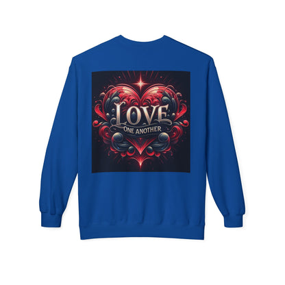 Love One Another Graphic Sweatshirt - Unisex Midweight Crewneck