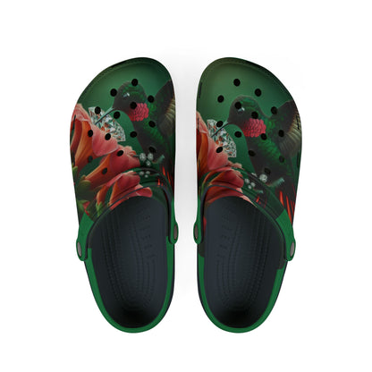 Tropical Floral EVA Foam Clogs | Comfortable Slip-Ons for Summer Adventures