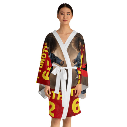 Long Sleeve Kimono Robe (AOP)