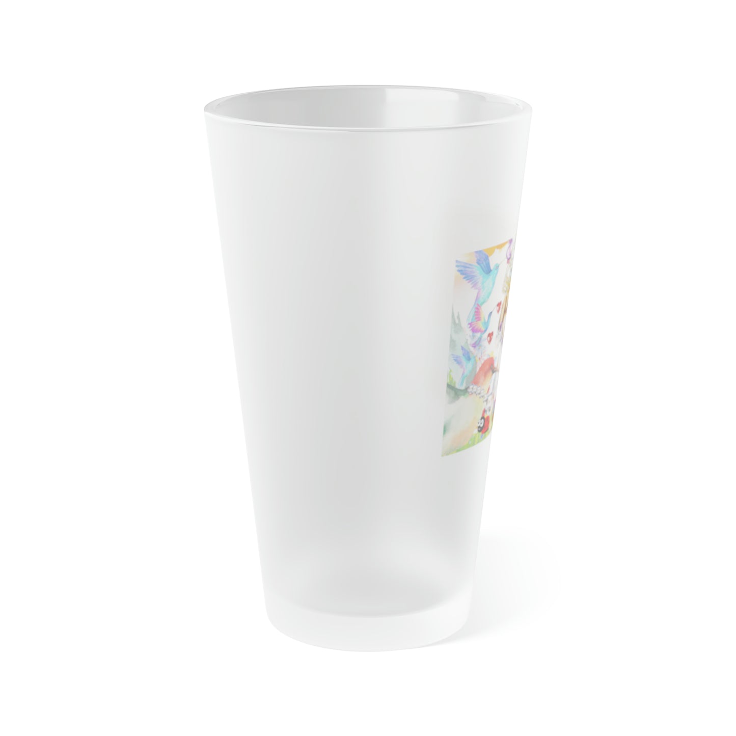 Frosted Pint Glass, 16oz