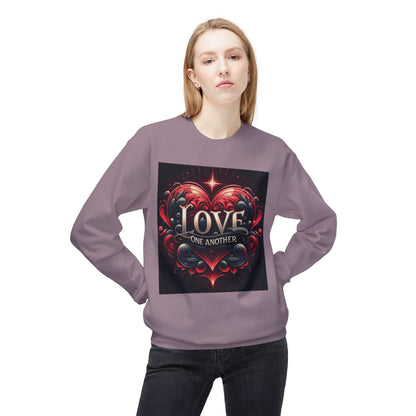 Love One Another Graphic Sweatshirt - Unisex Midweight Crewneck