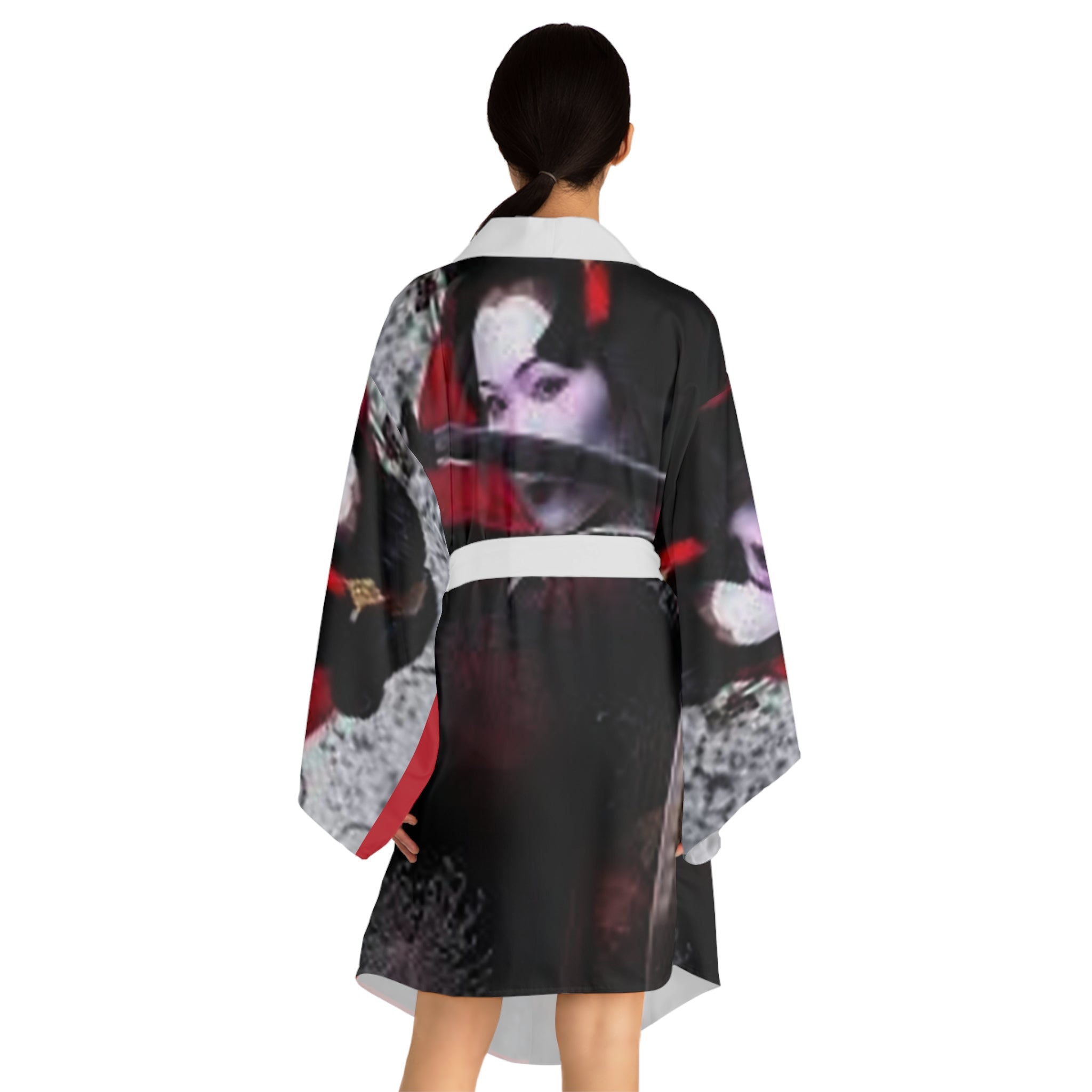 Long Sleeve Kimono Robe (AOP)