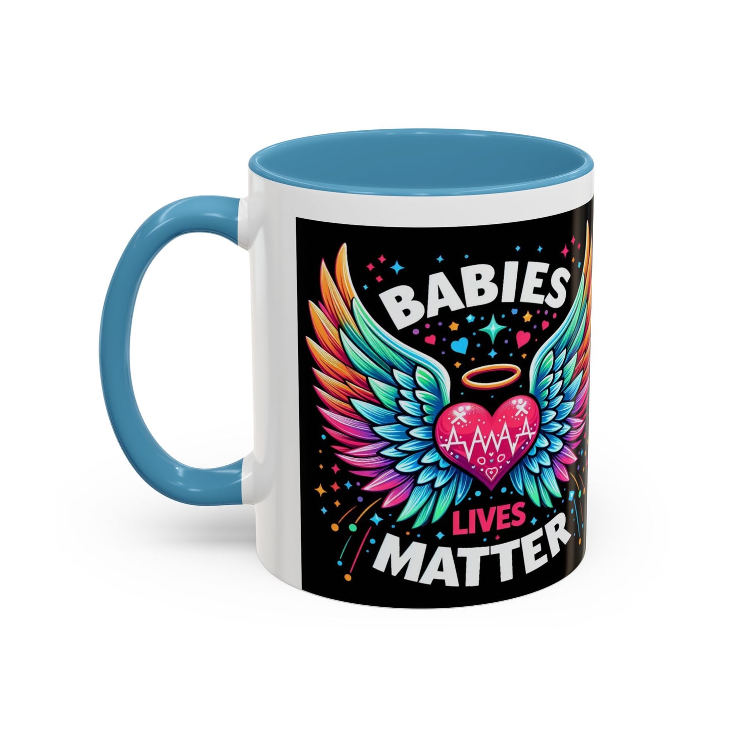 Colorful Babies Lives Matter Coffee Mug - 11oz & 15oz - Perfect for Support & Awareness