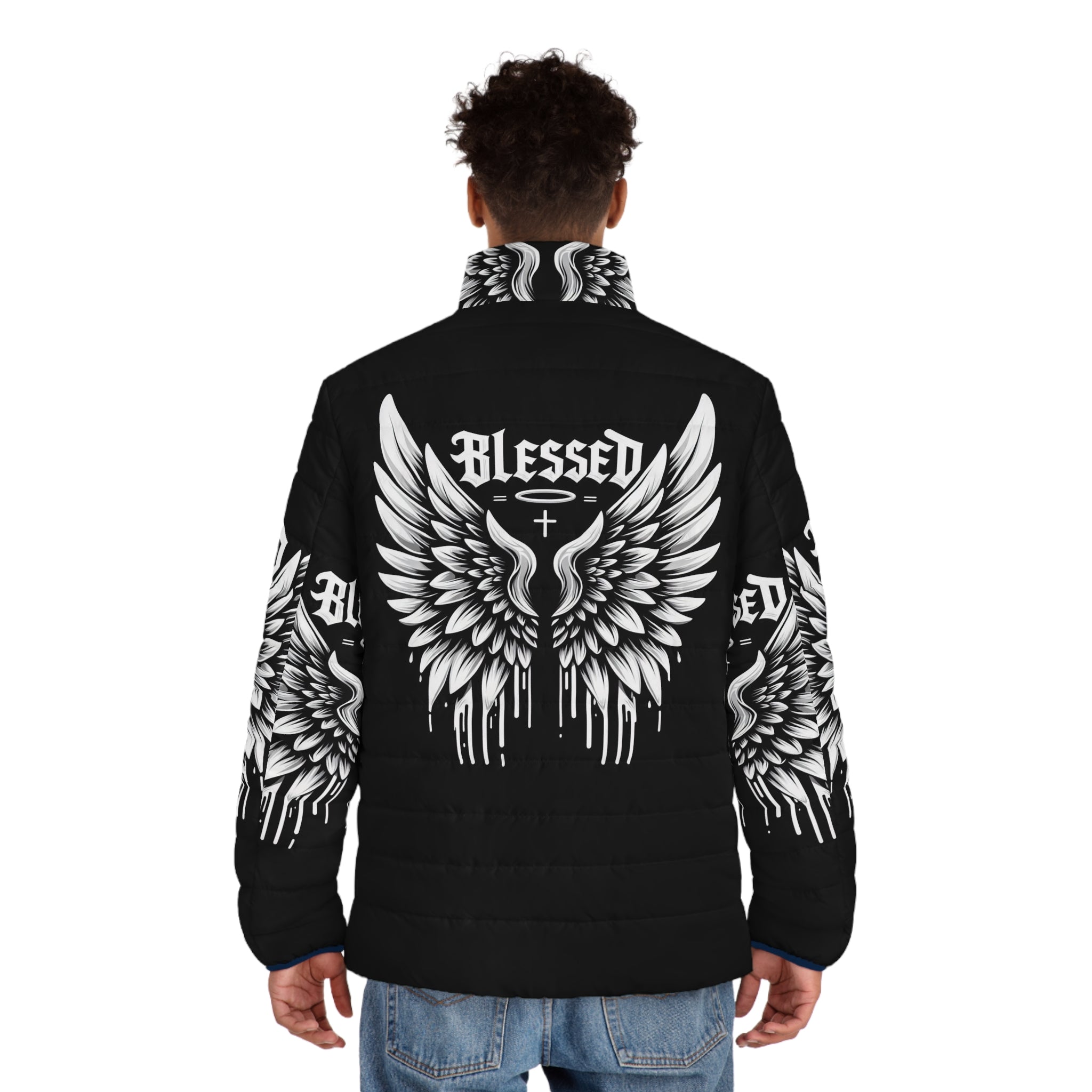 Blessed Wings Puffer Jacket - Stylish and Warm Outerwear