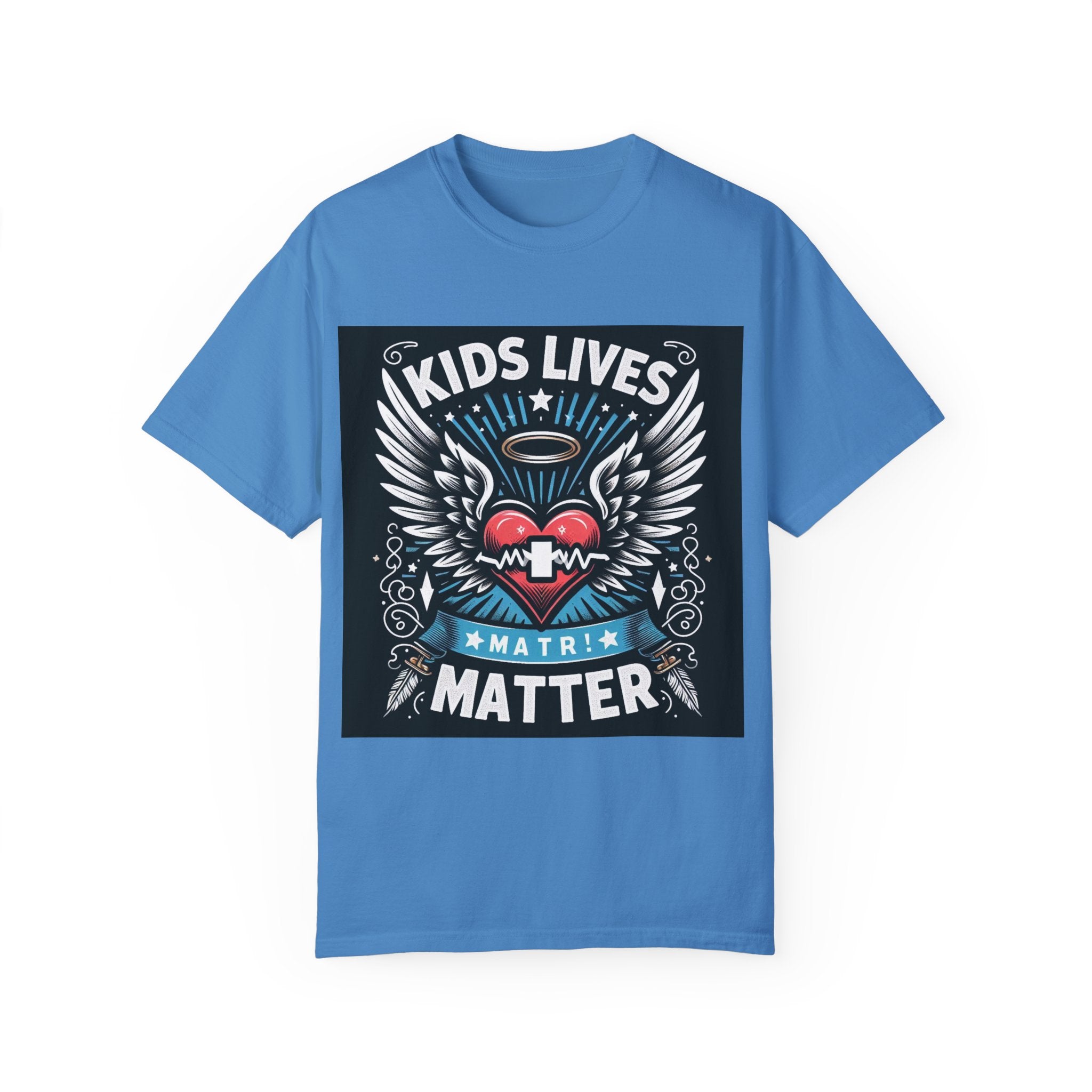 Kids Lives Matter Unisex Garment-Dyed T-Shirt | Supportive and Stylish Statement Tee