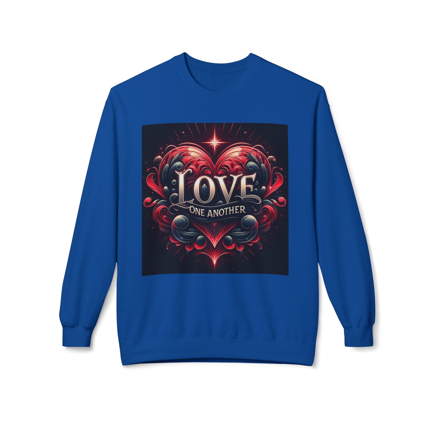 Love One Another Graphic Sweatshirt - Unisex Midweight Crewneck