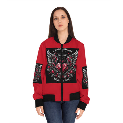 Virtuous Woman, Hard to Find Bomber Jacket – A Virtuous Woman Design